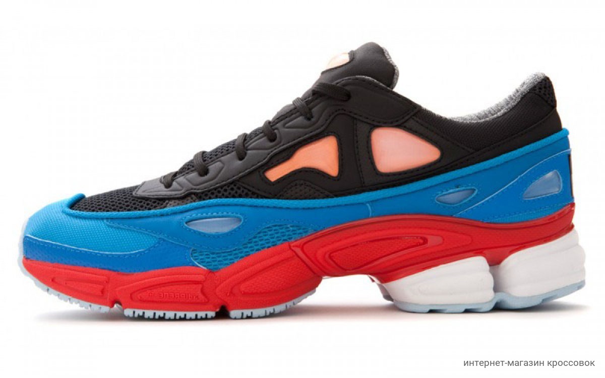 Raf Simons x Adidas Ozweego 2 Black Red Blue